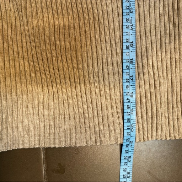 MERINO WOOL L.L. BEAN Women’s WOOLMARK Ribbed Long Sleeve V Neck Sweater Size XS - Picture 10 of 14